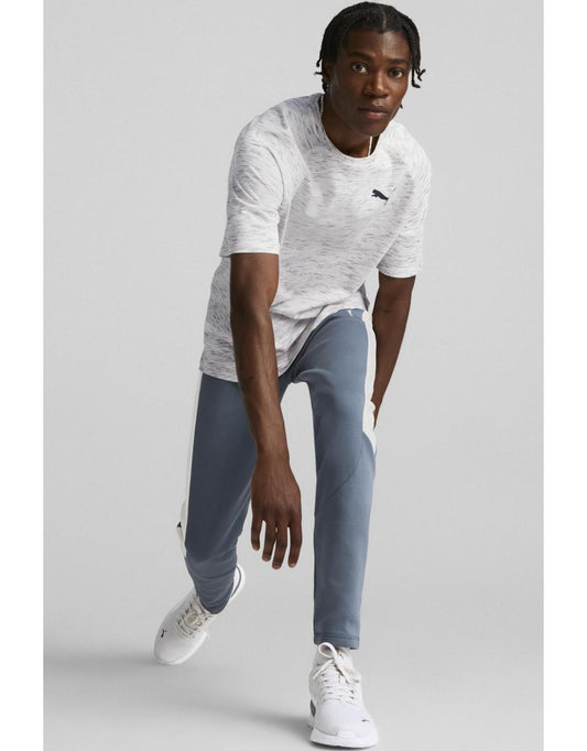 Pantaloni Evostripe in colore cielo sera