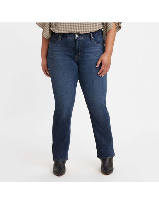 Jeans dritti modellanti Levi's 314 Plus Size da donna in blu