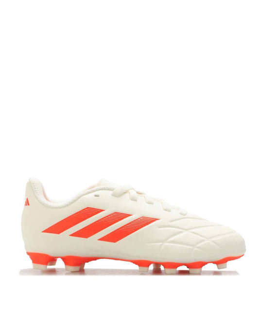Chuteiras de futebol Adidas Copa Pure.4 para meninos em branco