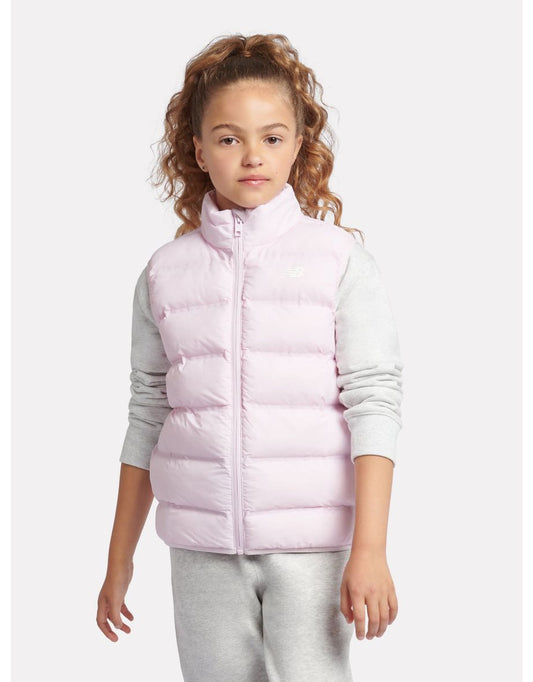 Gilet rosa acolchoado para meninas