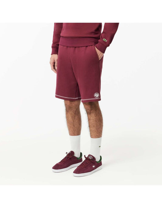 Pantaloncini da tennis Lacoste Sport Roland Garros Edition Uomo in pile rosso