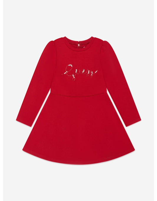 Vestido vermelho Punto Milano para meninas