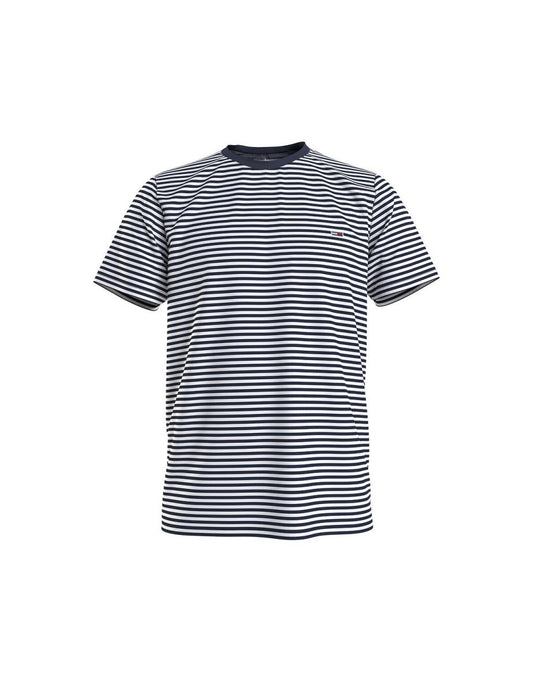 Camiseta bretona de algodón a rayas