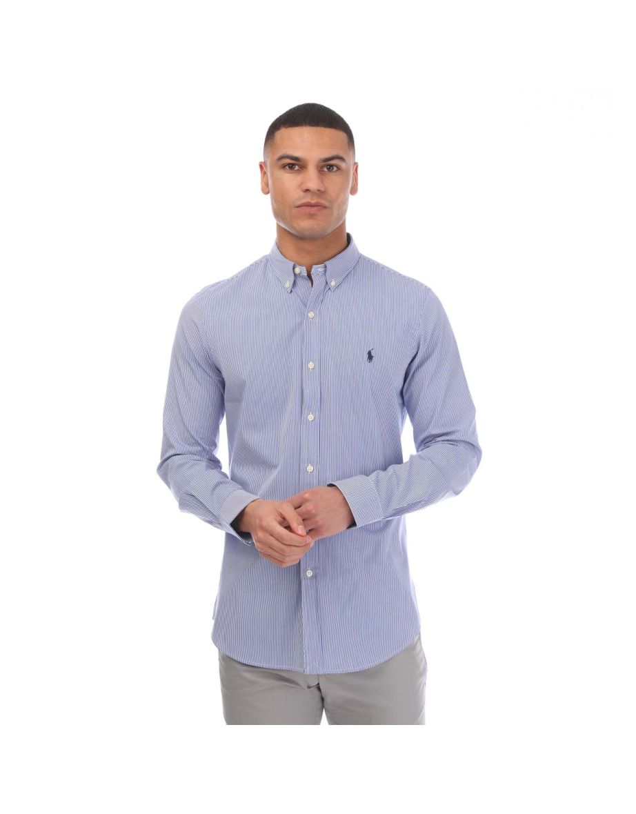 Camisa deportiva Slim-Fit Polo Ralph Lauren Hombre - Azul