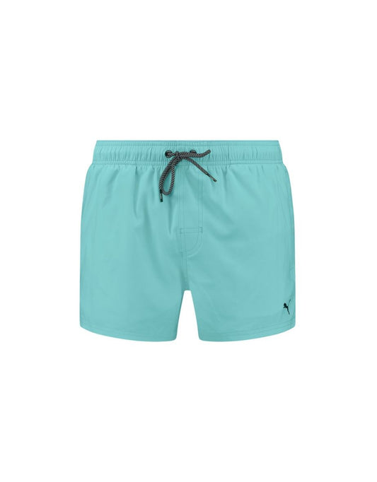 Calção de banho masculino com cordão em contraste da Puma - Electric Mint