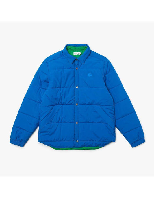 Jaqueta masculina Lacoste Regular Fit Reversible Quilted Overshirt