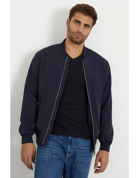 Jaqueta Bomber Smart Blue Tech Stretch