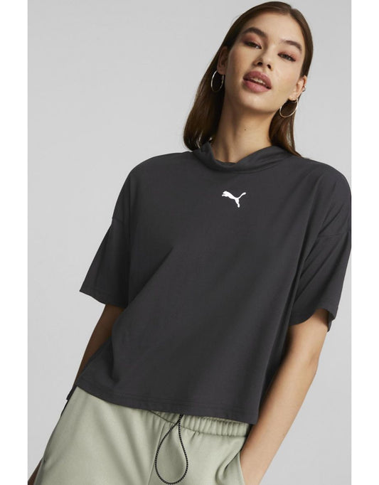 Camiseta de cuello alto Open Road de Puma Negra