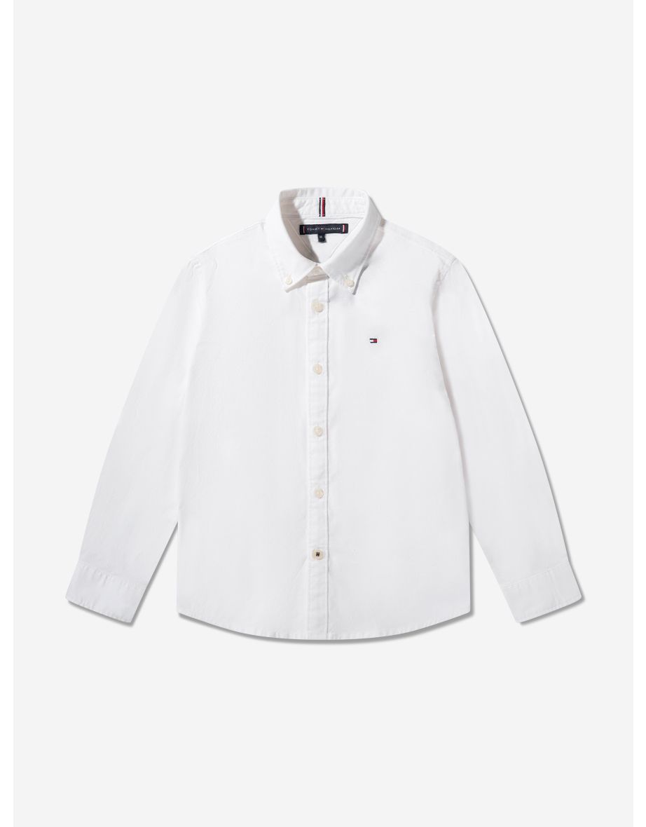 Camisa Oxford Stretch Tommy Hilfiger para meninos