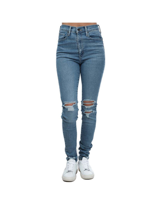 Jeans Levi's Mile High Super Skinny Donna in Blu
