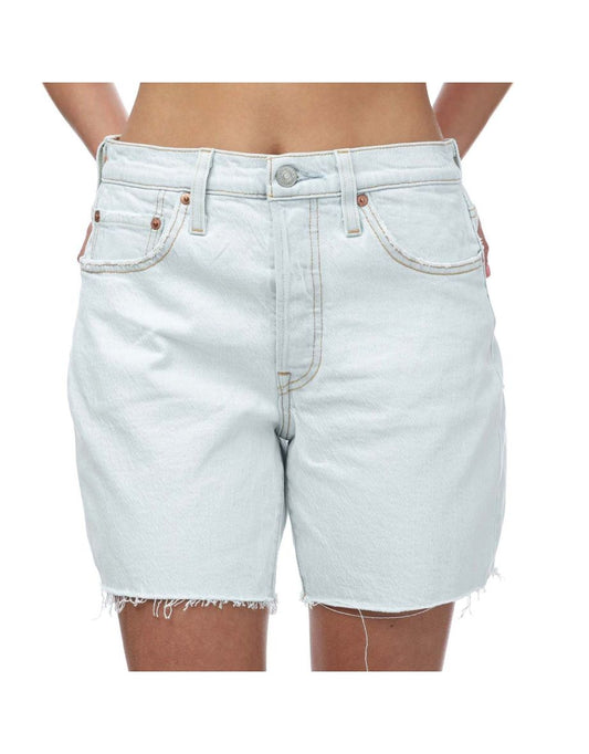 Pantaloncini Levi's 501 a metà coscia da donna, blu