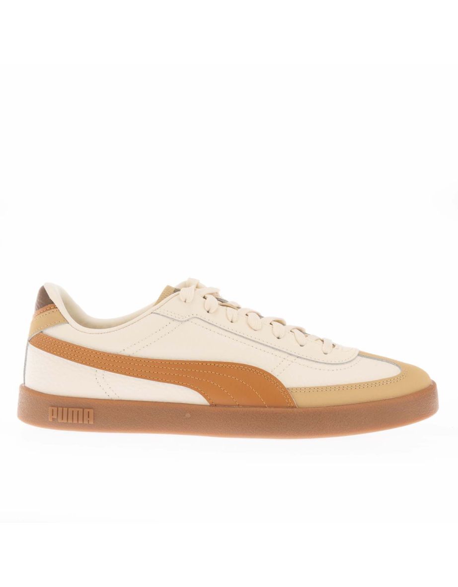 Zapatillas de piel Puma Club II Era en color crema para hombre