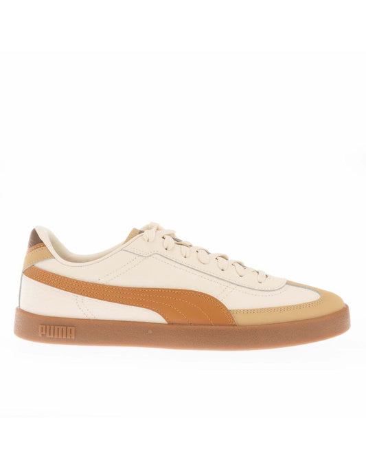 Zapatillas de piel Puma Club II Era en color crema para hombre