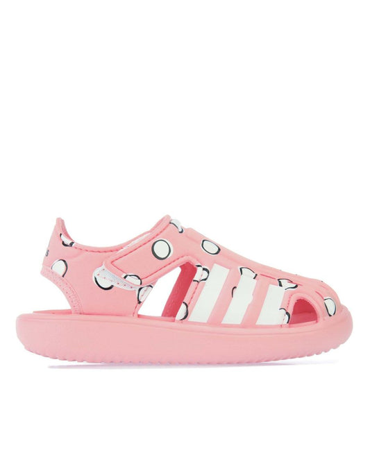 Sandálias aquáticas rosa para meninas e crianças da Adidas