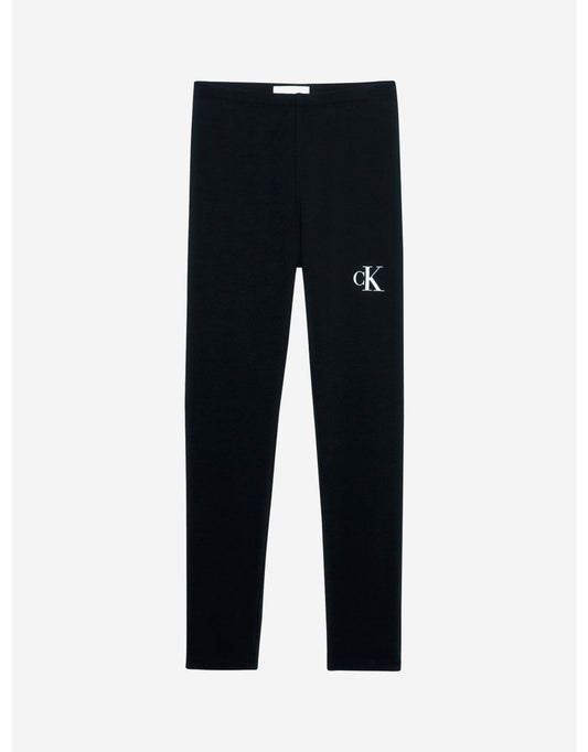 Leggings Calvin Klein Logo de niña en negro