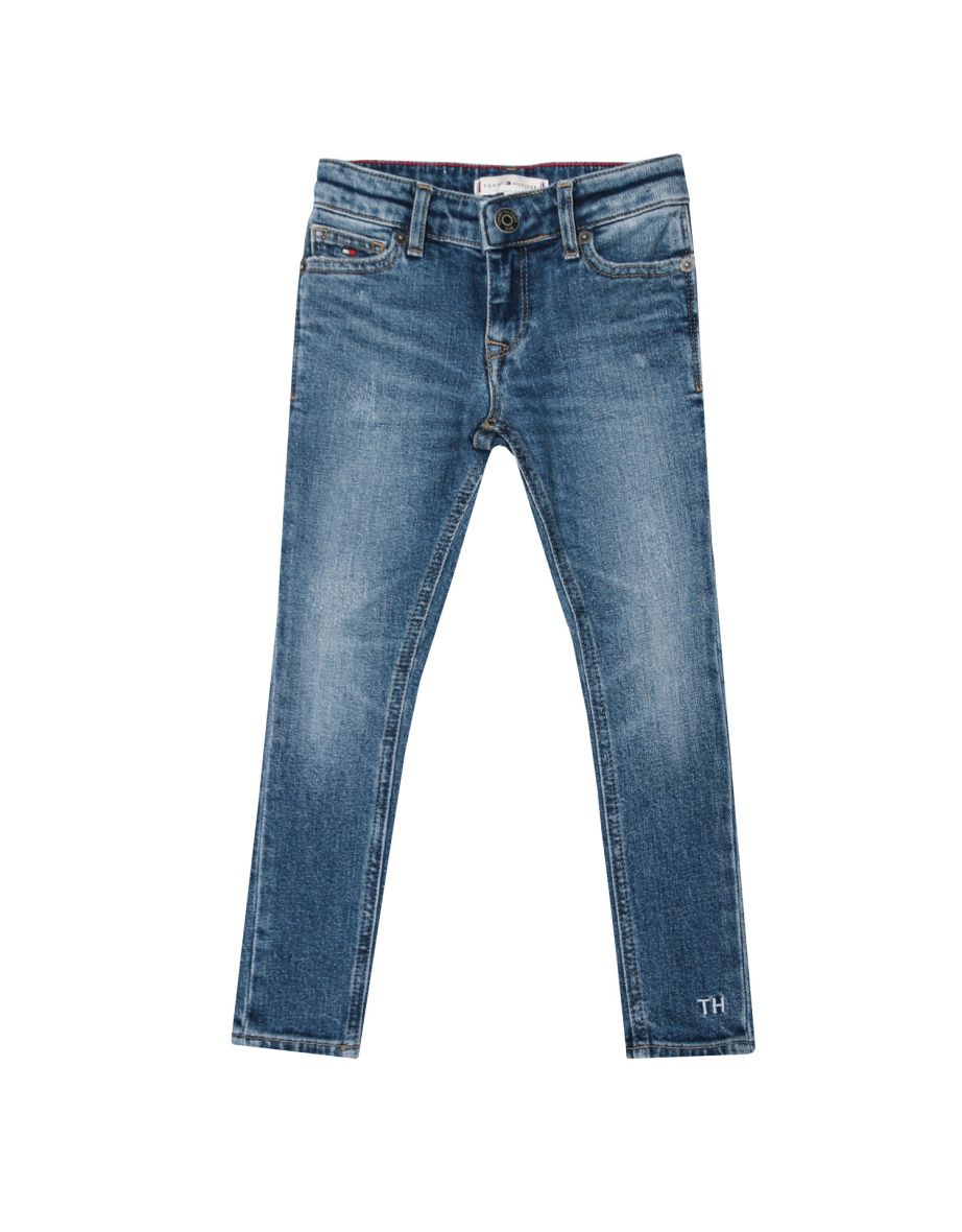 Tommy Hilfiger Jeans Nora Skinny Blu Sbiadito per bambina