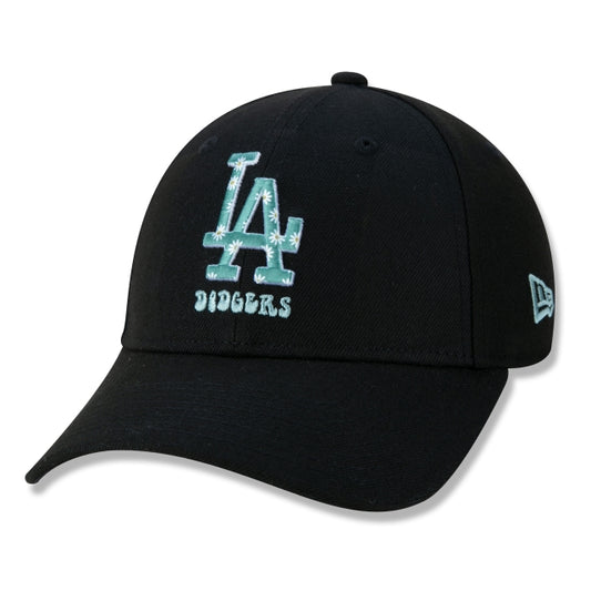 Berretto esclusivo New Era - 9FORTY Snapback a tesa curva MLB Los Angeles Dodgers Edizione Retro Soundtrack
