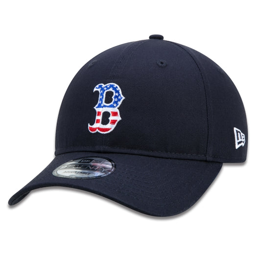 Cappello esclusivo New Era - 9TWENTY Strapback a tesa curva MLB Boston Red Sox Edizione USA