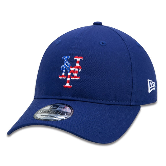 Berretto esclusivo New Era - 9TWENTY Strapback a tesa curva MLB New York Mets Edizione USA