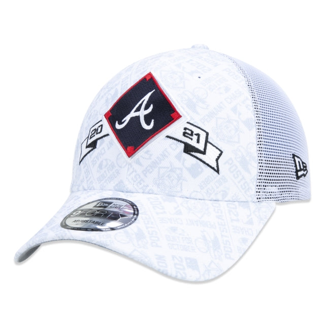 Cappello esclusivo New Era - 9FORTY Trucker Atlanta Braves World Series Champions 2021 Locker Room Edition