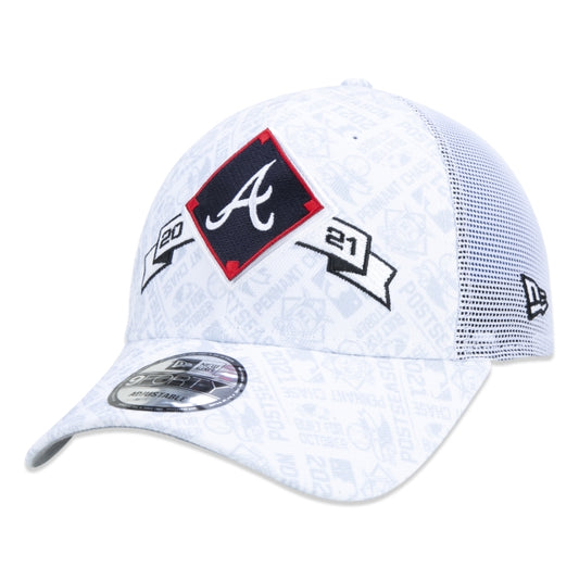 Cappello esclusivo New Era - 9FORTY Trucker Atlanta Braves World Series Champions 2021 Locker Room Edition