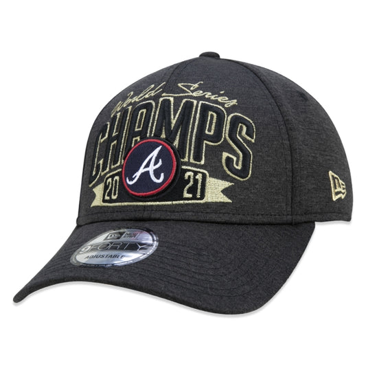 Cappello esclusivo New Era - 9FORTY Atlanta Braves 2021 World Series Champions Locker Room Edition