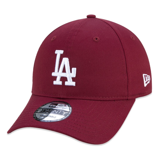 Cappello esclusivo New Era - 9TWENTY MLB Los Angeles Dodgers Edizione Vino a tesa curva