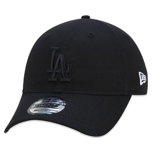 Berretto esclusivo New Era - 9TWENTY MLB Los Angeles Dodgers a tesa curva Edizione Nera