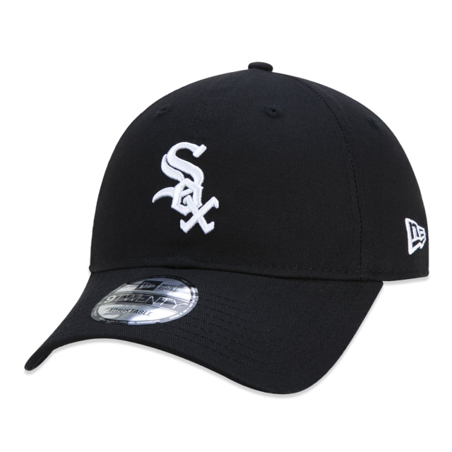 Berretto esclusivo New Era - 9TWENTY MLB Chicago White Sox a tesa curva Edizione Nera