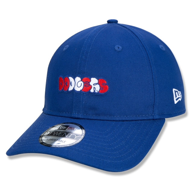 Cappello esclusivo New Era - 9TWENTY Strapback a tesa curva Los Angeles Dodgers Street Life Bold Edition