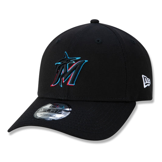 Cappello esclusivo New Era - 9FORTY Snapback a tesa curva Miami Marlins Edizione Colore Squadra