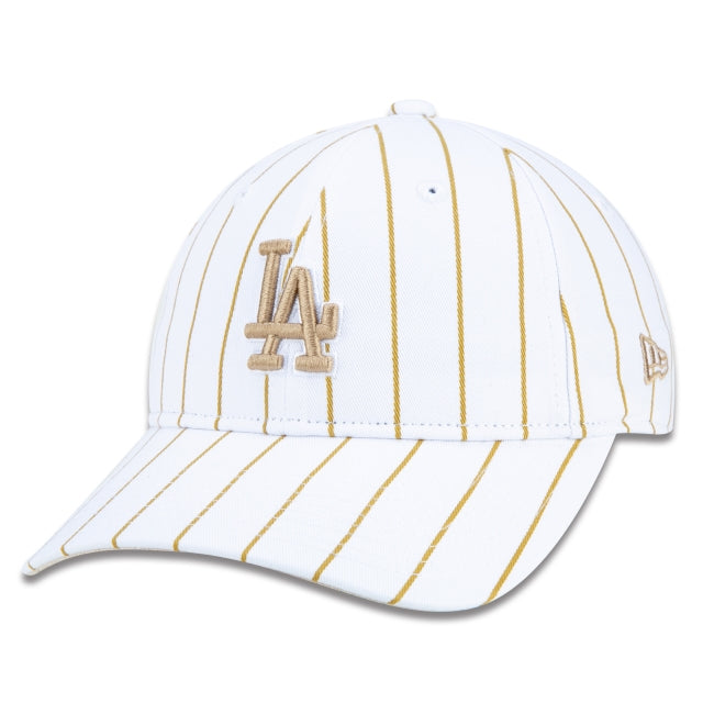 Berretto New Era Exclusive - Donna 9TWENTY Strapback MLB Los Angeles Dodgers a tesa curva Edizione Bianca