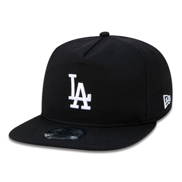 Cappello esclusivo New Era - The Golfer Snapback MLB Los Angeles Dodgers Classic a tesa piatta Edizione nera