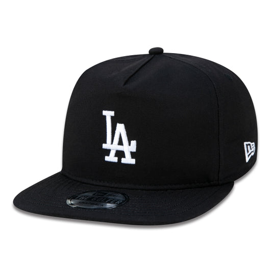 Cappello esclusivo New Era - The Golfer Snapback MLB Los Angeles Dodgers Classic a tesa piatta Edizione nera