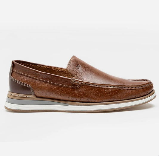 Mocasines Denim Flow en coñac/tabaco