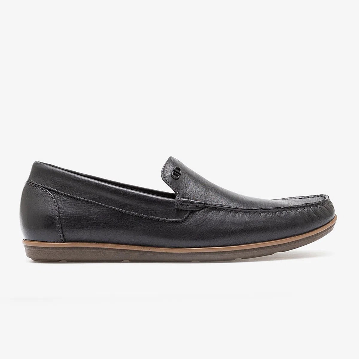 Mocasines vaqueros negros para hombre