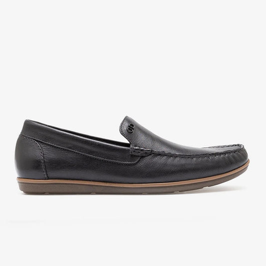 Mocasines vaqueros negros para hombre