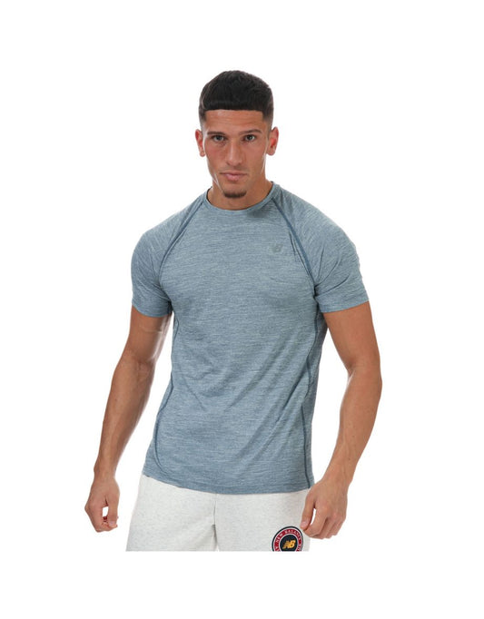 Camiseta masculina New Balance Tenacity cinza