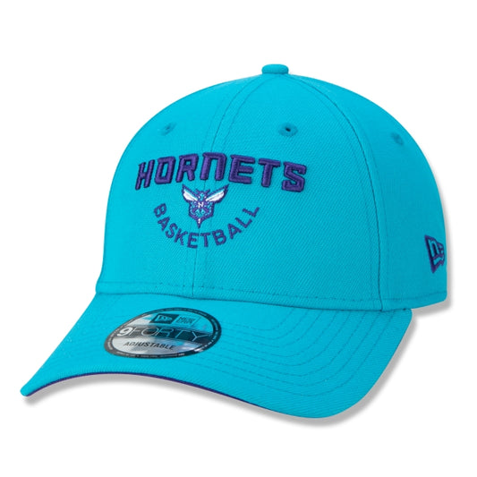 Cappello esclusivo New Era - 9FORTY Snapback a tesa curva NBA Charlotte Hornets Core Edition