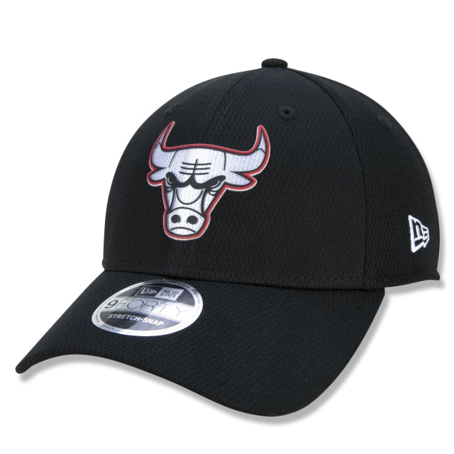 Gorra exclusiva New Era - Gorra 9FORTY Stretch Snap NBA Chicago Bulls Back Half Edition