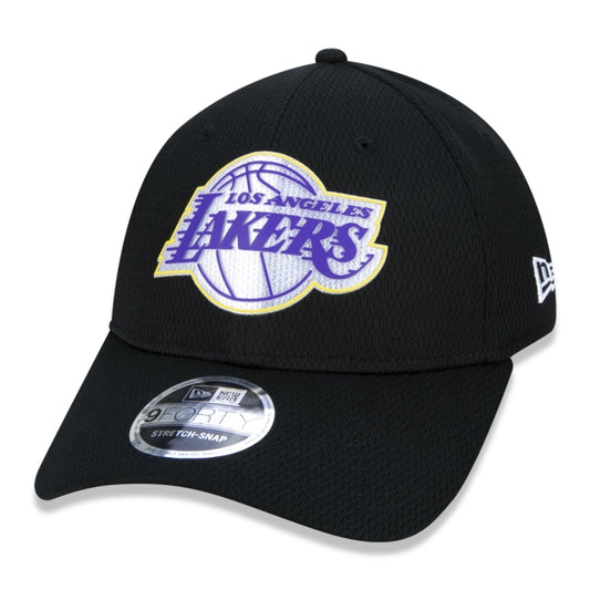 Gorra exclusiva New Era - Gorra 9FORTY Stretch Snap NBA Los Angeles Lakers Back Half Edition