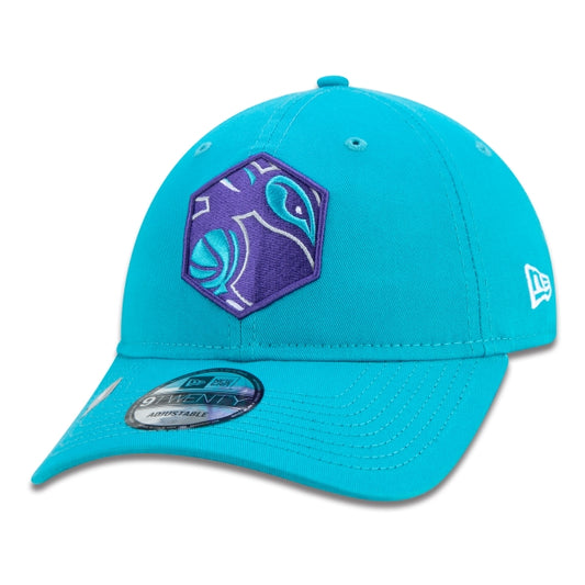 Cappellino esclusivo New Era - 9TWENTY Charlotte Hornets NBA Authentic Draft Series Edizione Blu