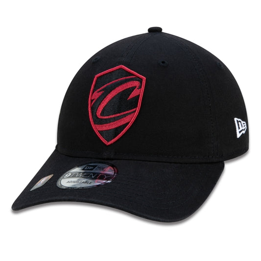 Gorra exclusiva New Era - 9TWENTY Cleveland Cavaliers NBA Authentic Draft Series Edición Negra