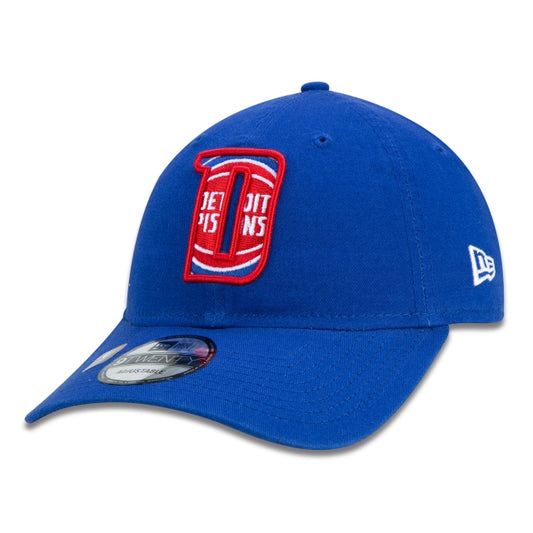 Cappellino esclusivo New Era - 9TWENTY Detroit Pistons NBA Authentic Draft Series Edizione Blu