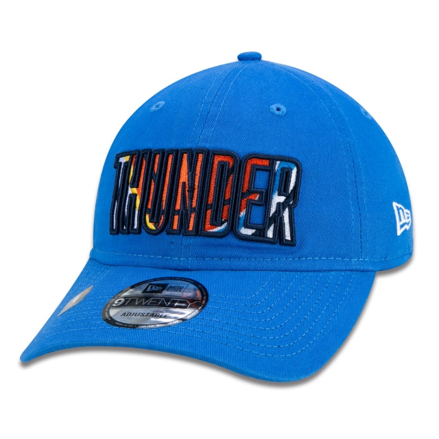 Cappellino esclusivo New Era - 9TWENTY Oklahoma City Thunder NBA Authentic Draft Series Edizione Blu