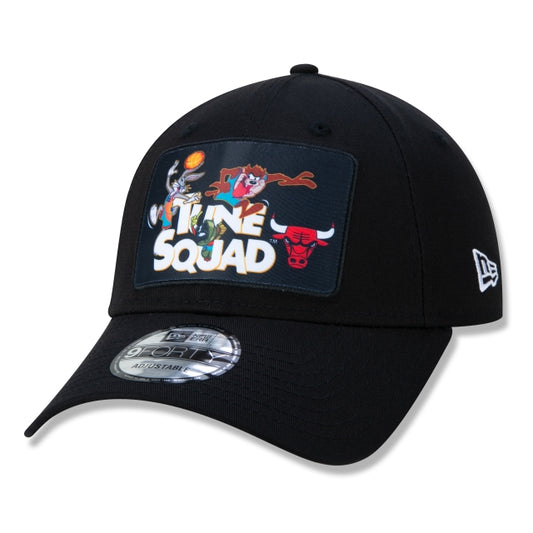 Berretto esclusivo New Era - 9FORTY Chicago Bulls Space Jam Tune Squad Tesa curva Edizione nera
