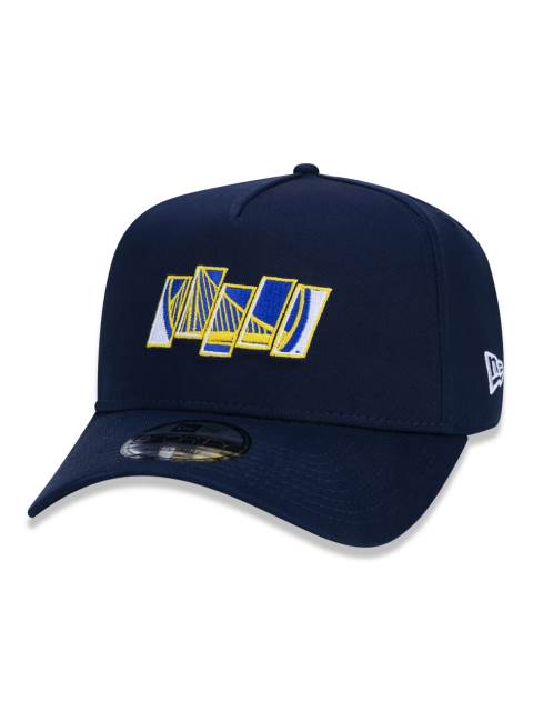 Cappello esclusivo New Era - 9FORTY Cappello regolabile a tesa curva NBA Golden State Warriors Essentials Five Edition