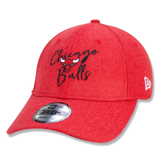 Cappello esclusivo New Era - 9FORTY Snapback a tesa curva Chicago Bulls Core Signature Logo Edition
