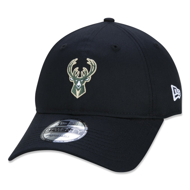 Cappello esclusivo New Era - 9TWENTY Strapback a tesa curva Milwaukee Bucks Sport Edition