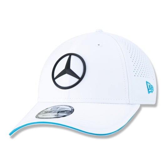 Berretto esclusivo New Era - 9FORTY Mercedes Benz EQ Formula "E" a tesa curva Edizione Bianca